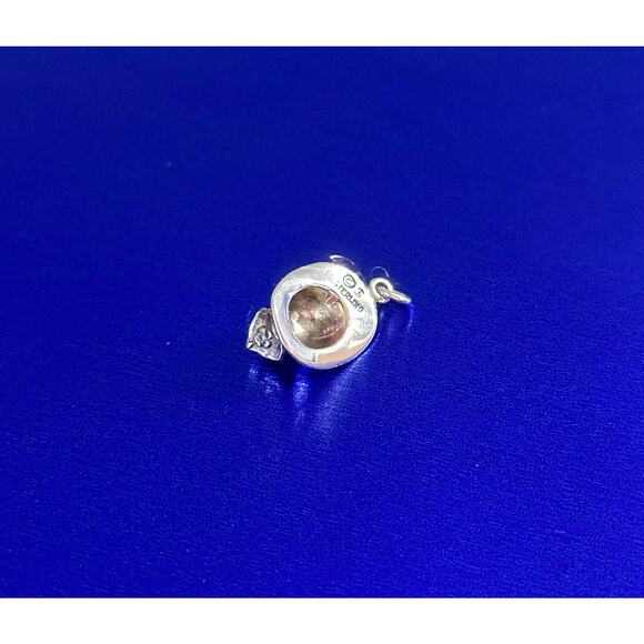 Sterling Silver Oxidized Firefighter Helmet Charm - Picture 3 of 8